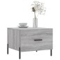 vidaXL Mesa de centro madera contrachapada gris Sonoma 50x50x40 cm vidaXL Mesa de centro madera contrachapada gris Sonoma 50x50x40 cm