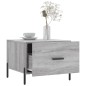 vidaXL Mesa de centro madera contrachapada gris Sonoma 50x50x40 cm vidaXL Mesa de centro madera contrachapada gris Sonoma 50x50x40 cm