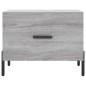vidaXL Mesa de centro madera contrachapada gris Sonoma 50x50x40 cm vidaXL Mesa de centro madera contrachapada gris Sonoma 50x50x40 cm