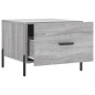 vidaXL Mesa de centro madera contrachapada gris Sonoma 50x50x40 cm vidaXL Mesa de centro madera contrachapada gris Sonoma 50x50x40 cm