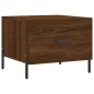 vidaXL Mesa de centro madera contrachapada roble marrón 50x50x40 cm vidaXL Mesa de centro madera contrachapada roble marrón 50x50x40 cm