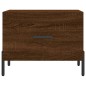 vidaXL Mesa de centro madera contrachapada roble marrón 50x50x40 cm vidaXL Mesa de centro madera contrachapada roble marrón 50x50x40 cm