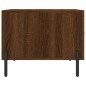vidaXL Mesa de centro madera contrachapada roble marrón 50x50x40 cm vidaXL Mesa de centro madera contrachapada roble marrón 50x50x40 cm