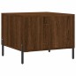 vidaXL Mesa de centro madera contrachapada roble marrón 50x50x40 cm vidaXL Mesa de centro madera contrachapada roble marrón 50x50x40 cm