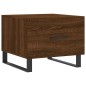 vidaXL Mesa de centro madera contrachapada roble marrón 50x50x40 cm vidaXL Mesa de centro madera contrachapada roble marrón 50x50x40 cm