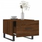 vidaXL Mesa de centro madera contrachapada roble marrón 50x50x40 cm vidaXL Mesa de centro madera contrachapada roble marrón 50x50x40 cm