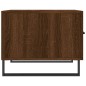vidaXL Mesa de centro madera contrachapada roble marrón 50x50x40 cm vidaXL Mesa de centro madera contrachapada roble marrón 50x50x40 cm