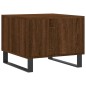 vidaXL Mesa de centro madera contrachapada roble marrón 50x50x40 cm vidaXL Mesa de centro madera contrachapada roble marrón 50x50x40 cm