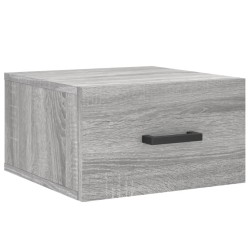 vidaXL Mesita de noche de pared color gris Sonoma 35x35x20 cm