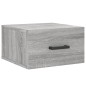 vidaXL Mesita de noche de pared color gris Sonoma 35x35x20 cm