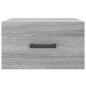 vidaXL Mesita de noche de pared color gris Sonoma 35x35x20 cm