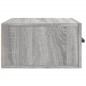 vidaXL Mesita de noche de pared color gris Sonoma 35x35x20 cm