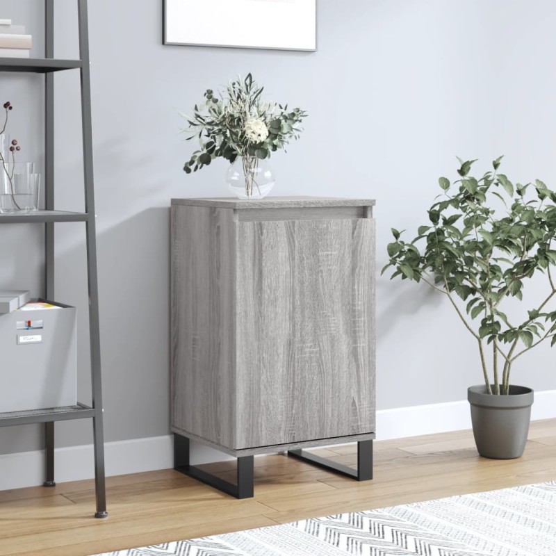 vidaXL Aparador madera de ingeniería gris Sonoma 40x35x70 cm vidaXL Aparador madera de ingeniería gris Sonoma 40x35x70 cm