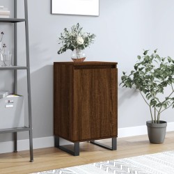 vidaXL Aparador madera de ingeniería marrón roble 40x35x70 cm