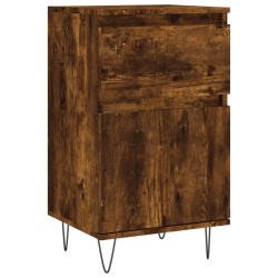 vidaXL Aparador madera de ingeniería roble ahumado 40x35x70 cm