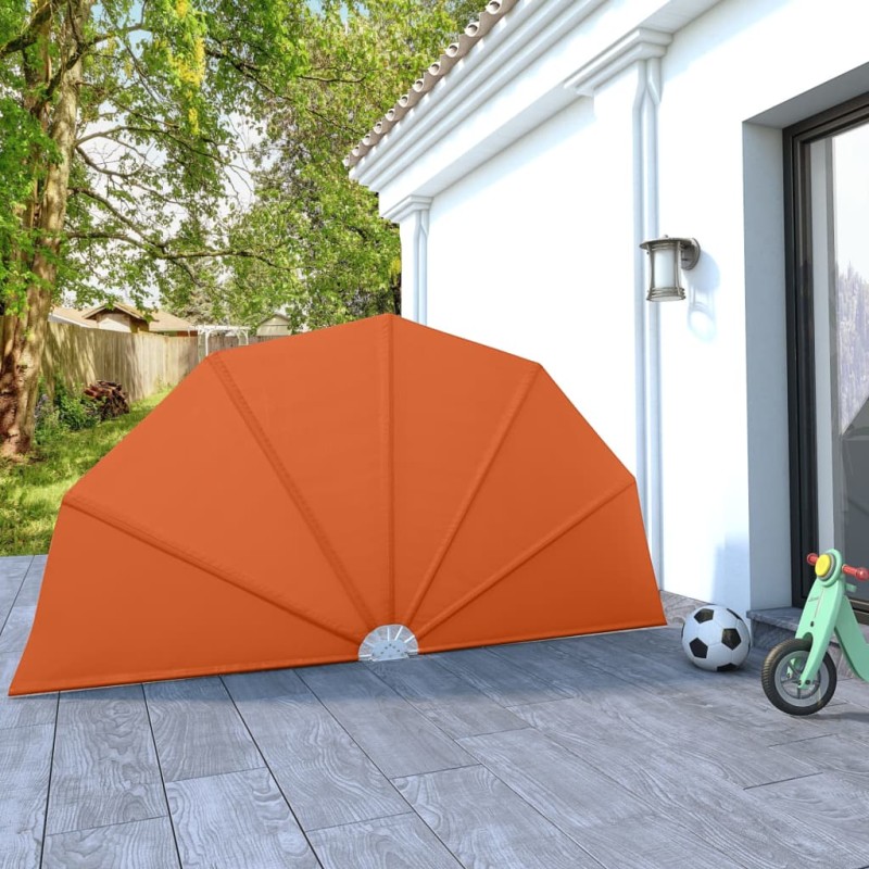 vidaXL Toldo lateral plegable terraza color terracota 160 cm vidaXL Toldo lateral plegable terraza color terracota 160 cm