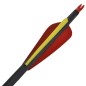 Flechas de carbono para arco recurvo estándar, 30" 0,76 cm, 12 pzas Flechas de carbono para arco recurvo estándar, 30" 0,76 cm, 12 pzas