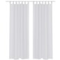 2 Cortinas blancas transparentes 140 x 175 cm 2 Cortinas blancas transparentes 140 x 175 cm