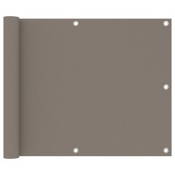 vidaXL Toldo para balcón de tela Oxford gris taupe 75x300 cm