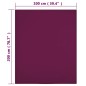 vidaXL Sábanas bajeras jersey 2 uds algodón burdeos 100x200 cm vidaXL Sábanas bajeras jersey 2 uds algodón burdeos 100x200 cm