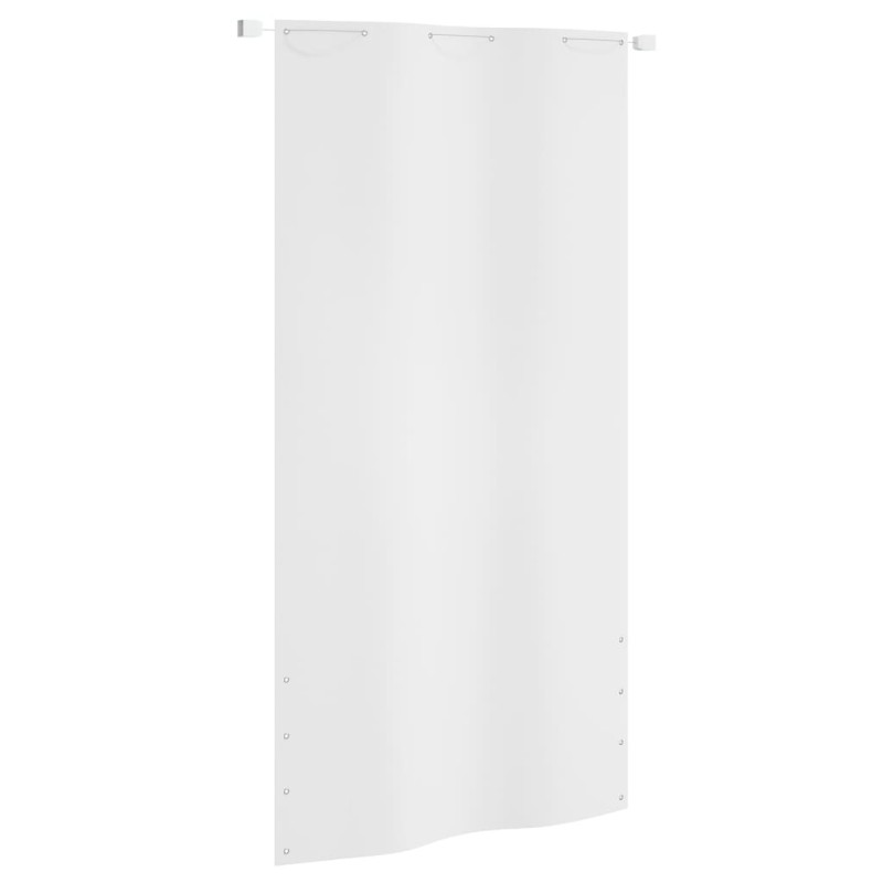vidaXL Toldo pantalla para balcón tela oxford blanco 120x240 cm vidaXL Toldo pantalla para balcón tela oxford blanco 120x240 cm