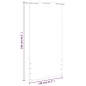 vidaXL Toldo pantalla para balcón tela oxford blanco 120x240 cm vidaXL Toldo pantalla para balcón tela oxford blanco 120x240 cm