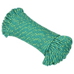 vidaXL Cuerda de barco polipropileno verde 3 mm 50 m