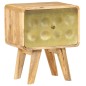 vidaXL Mesita de noche de madera maciza de mango 40x30x49 cm vidaXL Mesita de noche de madera maciza de mango 40x30x49 cm