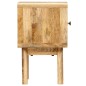 vidaXL Mesita de noche de madera maciza de mango 40x30x49 cm vidaXL Mesita de noche de madera maciza de mango 40x30x49 cm
