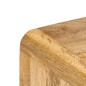vidaXL Mesita de noche de madera maciza de mango 40x30x49 cm vidaXL Mesita de noche de madera maciza de mango 40x30x49 cm