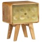 vidaXL Mesita de noche de madera maciza de mango 40x30x49 cm vidaXL Mesita de noche de madera maciza de mango 40x30x49 cm
