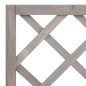 vidaXL Jardinera enrejada de jardín madera de abeto gris 70x30x135 cm vidaXL Jardinera enrejada de jardín madera de abeto gris 70x30x135 cm