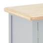vidaXL Mueble para TV madera maciza de mango gris 120x30x40 cm