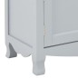vidaXL Mueble para TV madera maciza de mango gris 120x30x40 cm