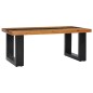 vidaXL Mesa de centro madera maciza de teca y poliresina 100x50x40 cm vidaXL Mesa de centro madera maciza de teca y poliresina 100x50x40 cm