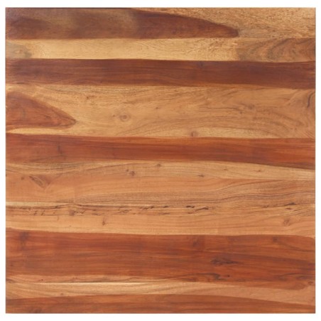vidaXL Superficie de mesa madera maciza de sheesham 15-16 mm 80x80 cm