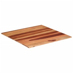 vidaXL Superficie de mesa madera maciza de sheesham 15-16 mm 80x80 cm