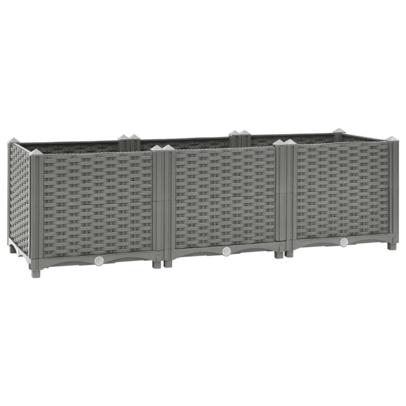 vidaXL Arriate polipropileno 120x40x38 cm vidaXL Arriate polipropileno 120x40x38 cm