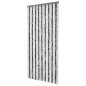vidaXL Cortina mosquitera gris y blanco chenilla 90x200 cm vidaXL Cortina mosquitera gris y blanco chenilla 90x200 cm