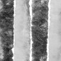 vidaXL Cortina mosquitera gris y blanco chenilla 90x200 cm vidaXL Cortina mosquitera gris y blanco chenilla 90x200 cm