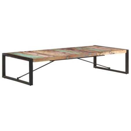 vidaXL Mesa de centro de madera maciza reciclada 180x90x40 cm