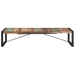 vidaXL Mesa de centro de madera maciza reciclada 180x90x40 cm