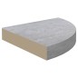vidaXL Estantes de esquina pared 4 uds MDF gris hormigón 25x25x3,8 cm vidaXL Estantes de esquina pared 4 uds MDF gris hormigón 25x25x3,8 cm