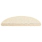 vidaXL Alfombrilla autoadhesiva escalera sisal 15 uds crema 56x17x3 cm vidaXL Alfombrilla autoadhesiva escalera sisal 15 uds crema 56x17x3 cm
