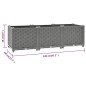 vidaXL Arriate polipropileno 120x40x38 cm vidaXL Arriate polipropileno 120x40x38 cm