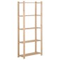 vidaXL Estantería de 5 niveles madera pino maciza 80x28,5x170 cm vidaXL Estantería de 5 niveles madera pino maciza 80x28,5x170 cm