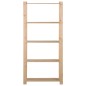 vidaXL Estantería de 5 niveles madera pino maciza 80x28,5x170 cm vidaXL Estantería de 5 niveles madera pino maciza 80x28,5x170 cm