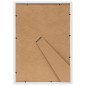 vidaXL Marcos de fotos collage de mesa 3 uds blanco MDF 18x24 cm