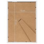 vidaXL Marcos de fotos collage de mesa 3 uds blanco MDF 18x24 cm