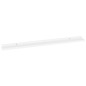 vidaXL Estantes de pared 2 unidades blanco 100x9x3 cm